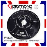 Diamond - Quick Release Fuel Tank Cap - For Honda CBR1000RR - 2012-2013