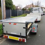 TRAILER. 3.1m Flatbed+Big Storage. Folding Sides. NEW 3kw Silenced Gennie OPTION