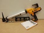 DeWalt DCE581 18V XR Sealant Caulk Gun Bare Unit + DCE5601 300ml Cartridge