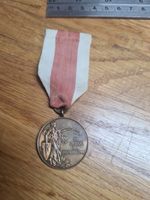 1950s Poland Polish Firefighting Medal FOR MERIT AT FIRE Original Ribbon