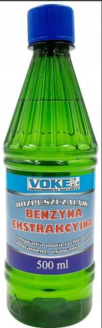 Extraction Naphtha THINNER 500ml Degreaser Extraction Gasoline Benzyna