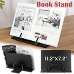 Portable Metal Book Stand Reading Book Holder Adjustable Cook Book Stands Holder