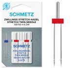 SCHMETZ Machine Needles - Stretch Twin Needle -4MM (Pack of 2)