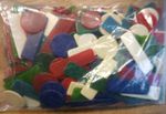 Job Lot Of Vintage Poker / Gaming Plastic Chips Various Sizes, Shapes & Colours