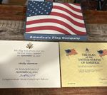 us flag flown over capitol 9-11-2011