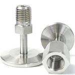 Vacuum KF/NW 16/25/40/50 to 1/8" 1/4" NPT Female Male SUS316L Stainless Steel Pi