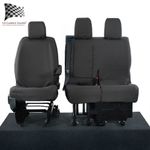 Toyota Proace Van Tailored & Waterproof Front Seat Covers 2020+ Black 294