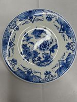 RARE Royal Delft Blue Plate 1950s Delftware Hand Painted Floral Wall Plate