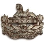 Original WW1 Gloucestershire Regiment Gloucester Cap Badge - WWI Genuine