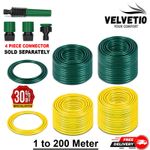 Garden Hose Pipe Or Nozzle Anti Kink Reinforced PVC Watering Hosepipe 1 - 200M