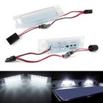2x LED Licence Number Plate Light For Opel Vauxhall Corsa C D Zafira B Insignia