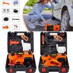 Car Jack 12V Electric Wrench 5 Ton Floor Jack Hydraulic Jack Portable Inflator