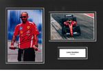 Lewis Hamilton Signed 12x8 Photo Display Ferrari Autograph Memorabilia COA