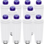 10x WATER FILTER For DELONGHI COFFEE MACHINE DLSC002 SER3017 5513292811 SERIES