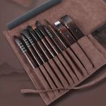 Watercolor Brushes Set Paint Professional Artist Wooden Painting With Case 10Pcs
