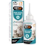 VETIQ Tear Stain Cleaner For Cats & Dogs 100ml - Safe Gentle & Non-Toxic