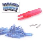 12pcs For 6.2mm Arrow Shaft Hunting Luminous Lighted LED Arrow Nock Tail uk