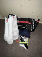 Gray Nicolls Cricket Bag And Equipment Pads Helmet Ball Large Size Uk Seller