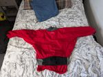 NRS Flux Red Kayaking/Canoeing Spray Cag Dry Top,  XL, Drysuits & Accessories