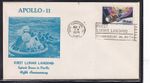 Apollo 11 Moon Landing 5th Anniversary Cachet, CC 02/08/74