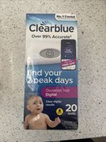 Clearblue Digital Ovulation Fertility Test Kit 20 Tests Brand New