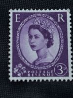 RARE Queen Elizabeth ll 3d 1959 Purple Postage Revenue Stamp. USED