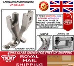 JUKI DU-141 SINGLE LEFT TOE ZIPPER FOOT  (U192L(601-3)+U193L) WALKING FOOT PART