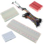 Solderless Prototype PCB Breadboard with 65pcs Jumper Leads Wires