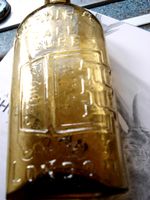 SUPER HALF PINT PALE AMBER LONDON  WARNERS SAFE CURE BOTTLE.