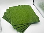 5x Realistic Static Grass Mat Squares Model Railway Scenery OO HO N Gauge