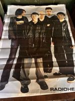 radiohead Vintage poster giant 140cm Tall X 100cm Wide . 5 Foot Tall
