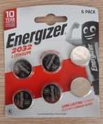 6 x Energizer CR2032 3V Lithium Coin Cell Battery , DL2032, BR2032, SB-T15