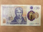 Rare £20 note with unique serial number 000068 (also check my listing of 000069)