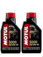 Motul 5000 4T 10W-40 Semi-Synthetic 4 Stroke Motorcycle Engine Oil - 2 Litre