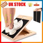 Professional 5 Level Calf Stretcher Incline Board Ankle Wooden Slant Board Tool