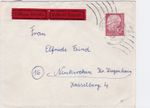 Germany 1956 Basel Frankfurt   Bahnpost railway stamps  cover ref  r20103