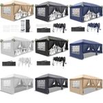 3X6M Outdoor Pop Up Tent Canopy Gazebo Wedding Multicolor Removable 6 Sides UK