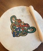 Irish Drum Bodhram Small Kids Size By Malachy Kearns Celtic Design