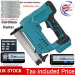 Cordless Brad Nail Gun Framing Finshing Staple Nailer For Makita 18V Battery