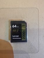 Lexar Professional 2000x SD Card 64GB, SDXC UHS-II Memory Card, Up to 300MB/s