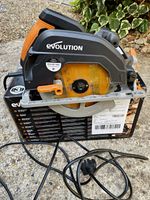 Evolution R185CCS 185mm TCT Corded Circular Saw 230V 64mm Depth 0-60° Blades
