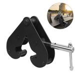 1 Ton Beam Lifting Clamp Adjustable Girder Heavy Duty Beam Hangers Black 1000Kg