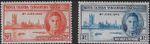 KENYA,UGANDA,TANGANYIKA 1946 SG155/56 VICTORY, MINT HINGED.