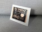 Tamiya Technigold Rx-540 VZ Motor reproduction foil sticker / decal