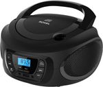 Roxel RCD-S50BT Portable Boombox CD Player with FM Radio, BT Wireless Streaming