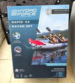 Brand New Hydro-Force Rapid X2 Inflatable Double Kayak Set, Recreational Kayak