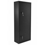 GDK 8 gun Key lock,2 x vault locks 8 gun cabinet with side ammo safe