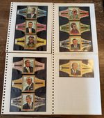 Vintage Cinderella Lugano Cigar Bands, Series 12, World Leaders, Set of 10