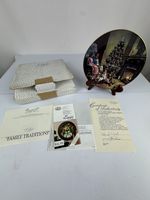 W S GEORGE collector plate- FAMILY TRADITIONS
