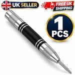 Automatic Centre Punch Spring Loaded Auto Hole Metal Wood Marker Heavy Duty UK